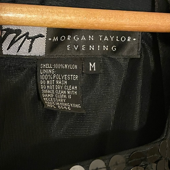 Morgan Taylor Black Sequin Dress - Picture 4 of 7